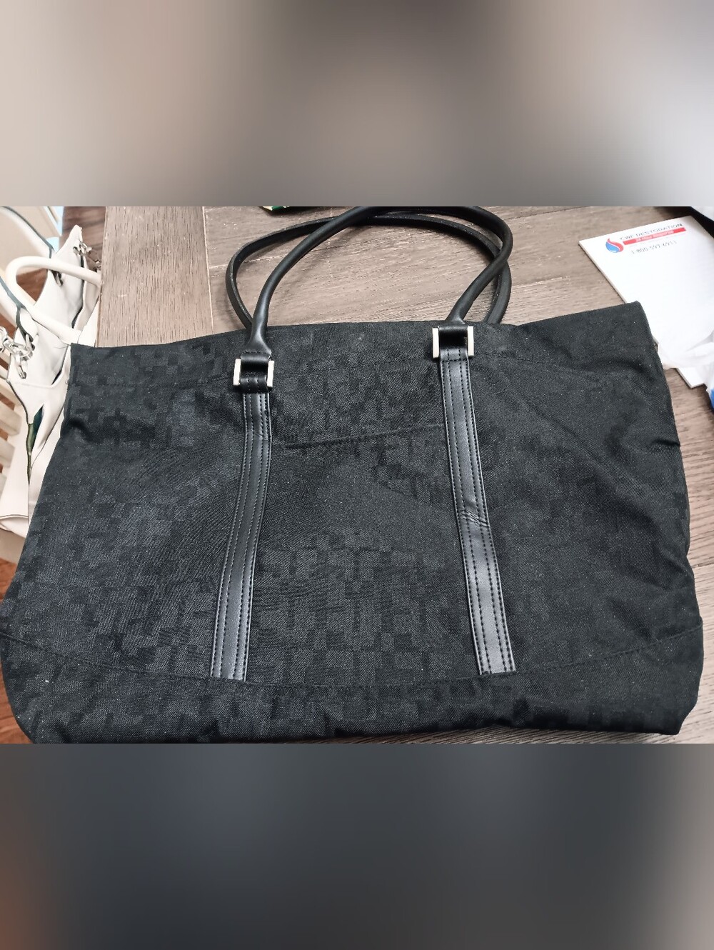 DG2 Black Womens Tote Bag - Classic Everyday Carry